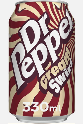 Dr Pepper Cream Swirl 330ml
