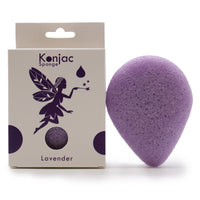 Lavender - Calming - Teardrop Konjac Sponge
