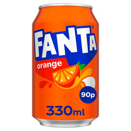 Fanta Orange 330ml PMP 90p