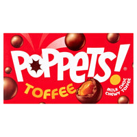 Poppets Milk Choc Coated Chewy Toffee Box 39g