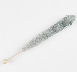 Crystal Rock Candy Stick - Silver