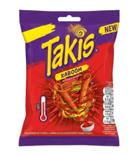 Takis Kaboom Crunchy American Snack 55g PMP £1.25