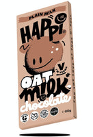 Plain M!lk Happi Vegan Oat M!lk Chocolate Bar - 80g