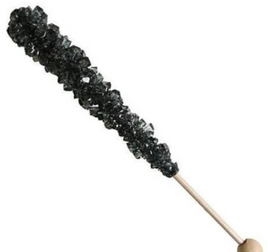 Crystal Rock Candy Stick - Black Cherry