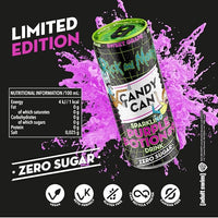 Candy Can, Rick and Morty, Purple Potion, Grape Flavoured Fizzy Drink, Nostalgic American Soda Flavours, Sugar Free, Sparkling Pop Can