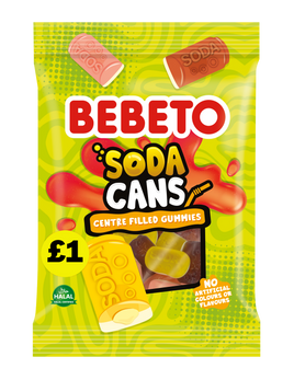 Bebeto Soda Cans 130g