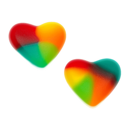 Jelly Multicolour Hearts