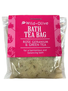 Rose Geranium & Green Tea Bath Tea Bag