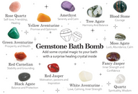 Gemstone Bath Bomb - Raspberry & Pomegranate