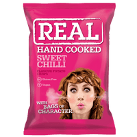 Real Hand Cooked Sweet Chilli Crisps 35g