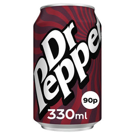 Dr Pepper 330ml PMP 90p