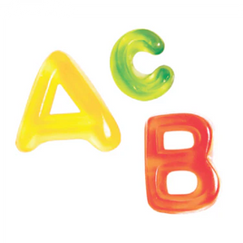 Gummy Alphabet Letters