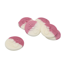 Foam Smileys - Vanilla & Raspberry