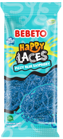 Bebeto Fizzy Blue Raspberry Happy Laces 180g
