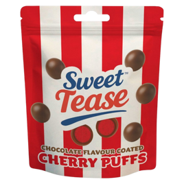 Sweet Tease Cherry Puffs 80g