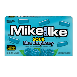 Mike & Ike Sour Blue Raspberry Theatre Box