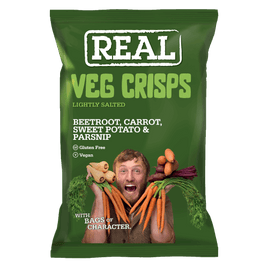 Real Hand Cooked Veg Crisps 35g
